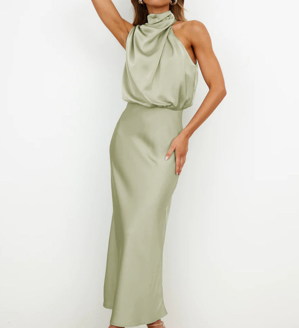 Emanuela – Rochie lungă elegantă cu croială clasică