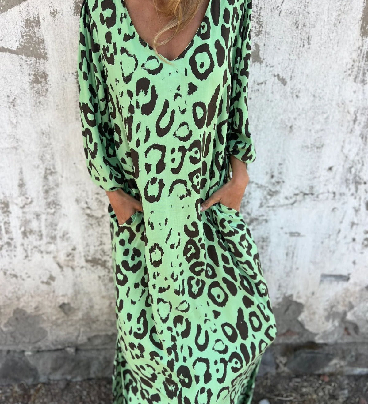 Flavia – Rochie lungă imprimată