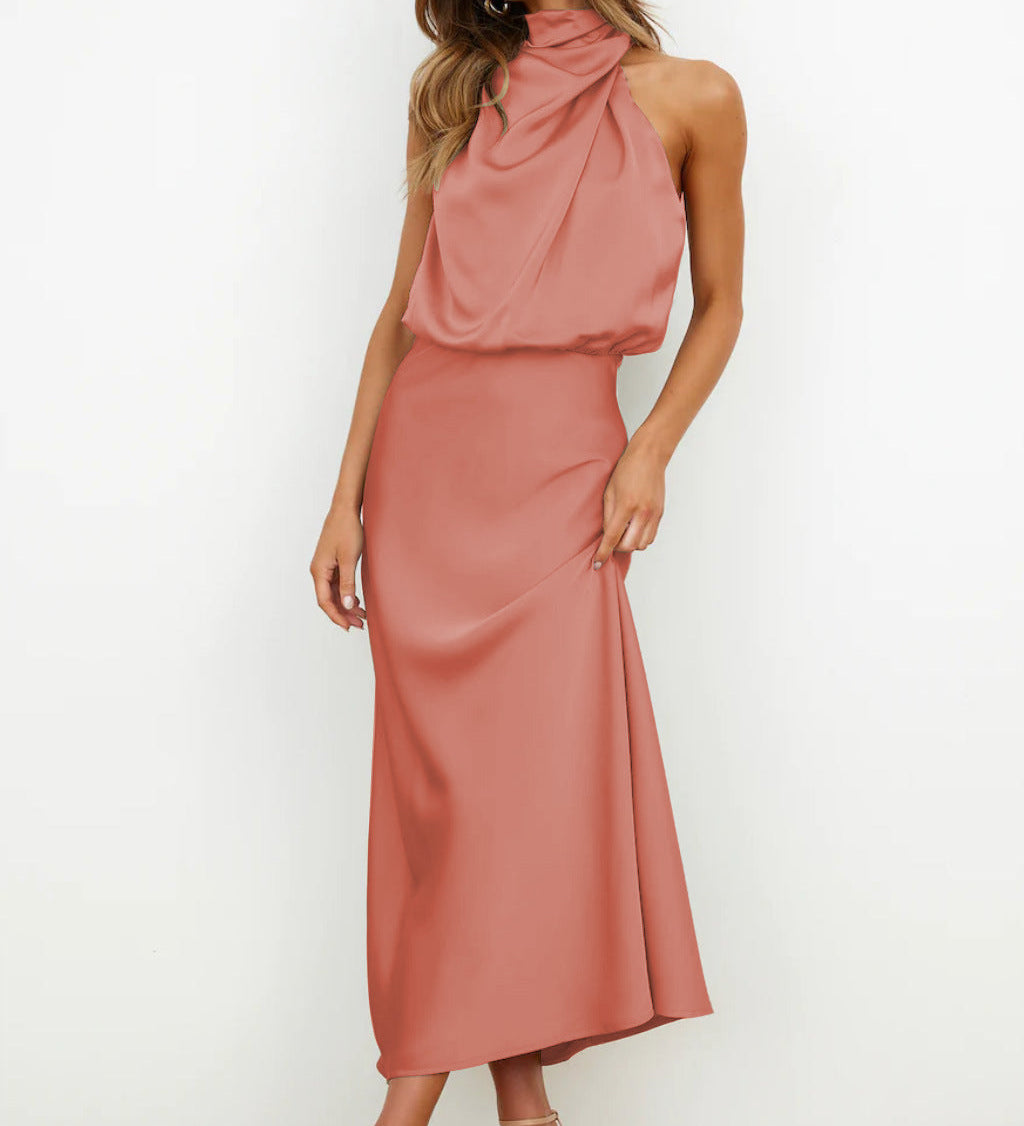 Emanuela – Rochie lungă elegantă cu croială clasică