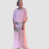 Liana – Set elegant format din top și fustă