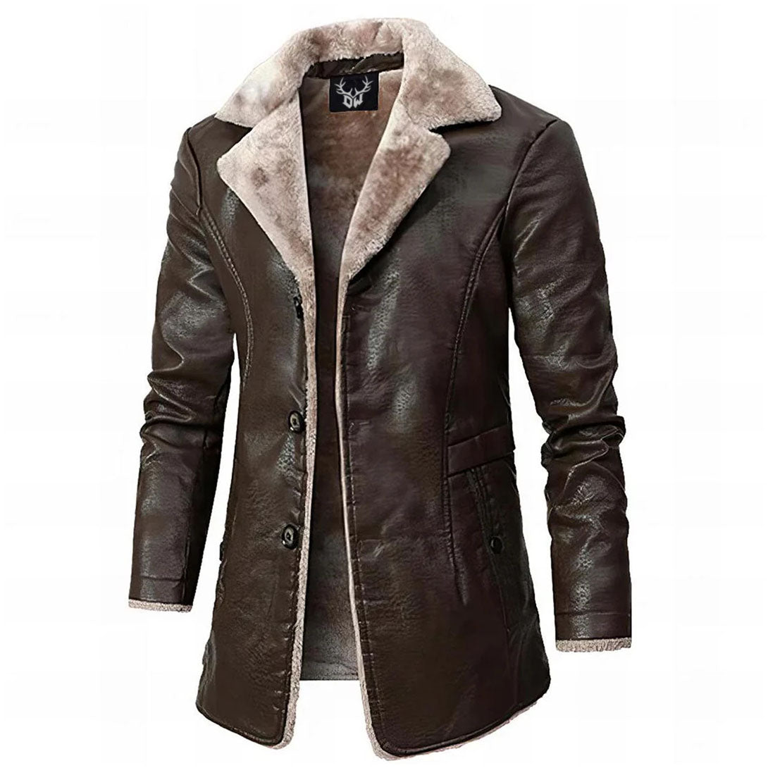 Benjamin | Jacket din piele elegantă și decontractată pentru bărbați