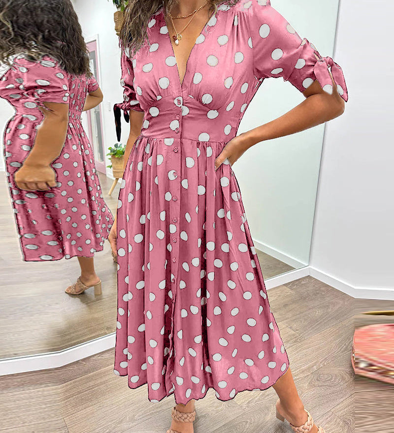 Anca – Rochie de vară cu buline