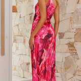 Sabina – Rochie maxi cu decupaje asimetrice