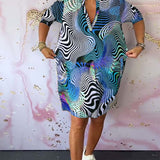 Sonia – Rochie cu iluzie optică