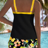 Miruna – Costum de baie din două piese, tankini cu pantaloni