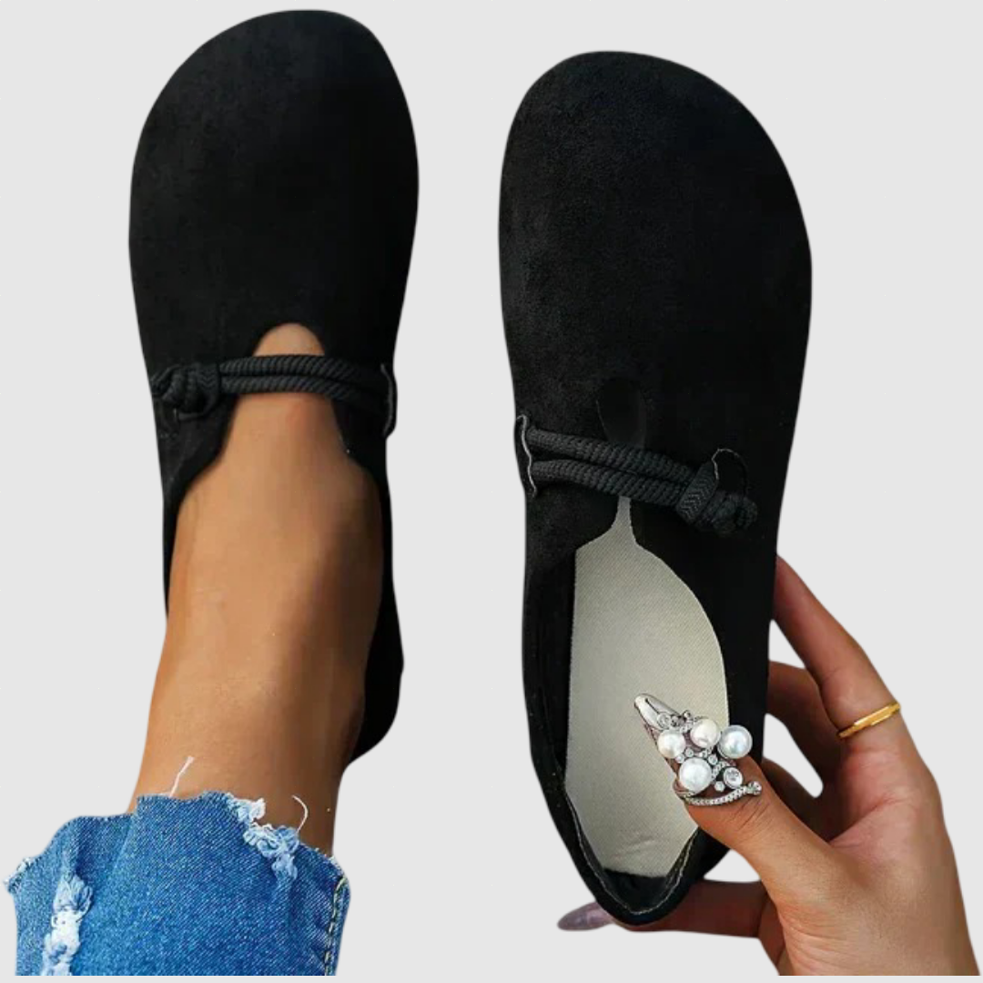 Elena – Balerini eleganți din piele ecologică întoarsă
