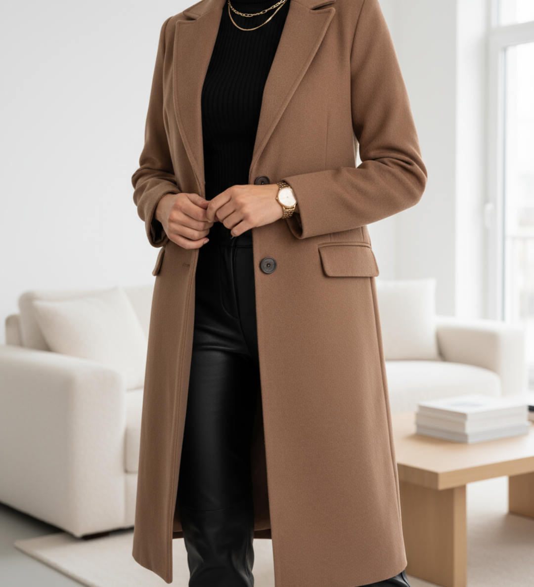 Judith | Palton lung elegant din lână