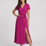 Andreea – Rochie fluidă cu imprimeu