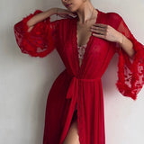 Ilinca – Kimono din dantelă transparentă