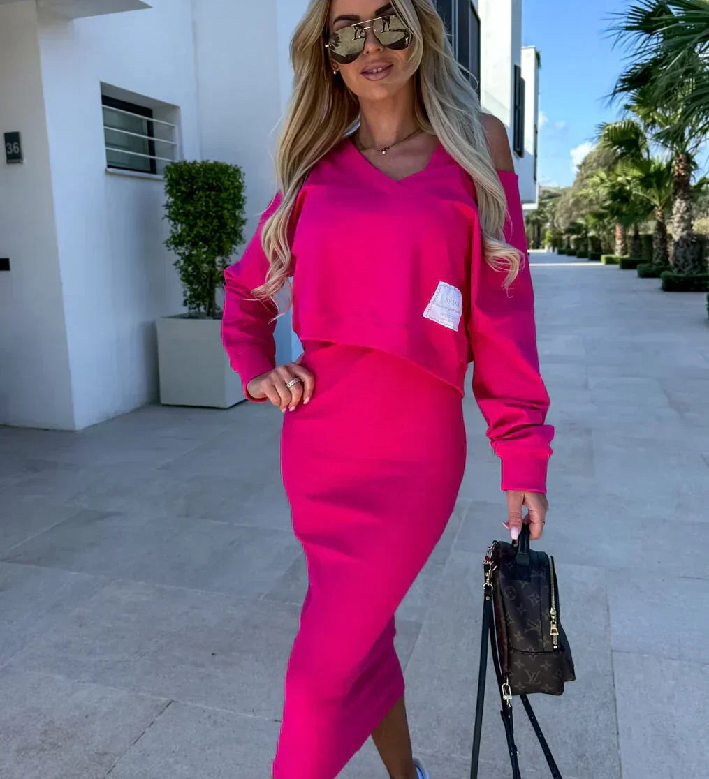 Carmen – Set Rochie și Hanorac