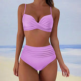 Iasmina – Set elegant de bikini cu talie înaltă