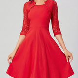 Simona – Rochie cu detalii delicate de dantelă