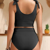 Lara – Costum de baie cu fundiță pentru femei
