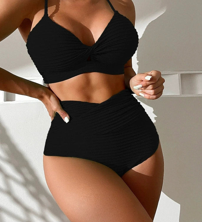 Paula – Set bikini cu talie înaltă