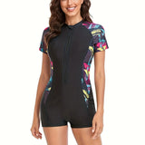 Ortansa – Costum de baie cu mânecă scurtă