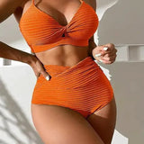 Paula – Set bikini cu talie înaltă