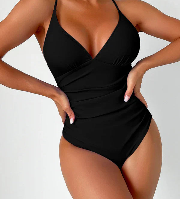 Gherghina – Costum de baie cu decolteu adânc în V