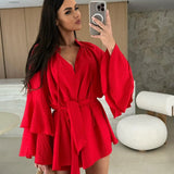 Dina – Rochie cămașă cu curea