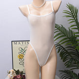 Corina – Body din mesh transparent