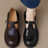 Giulia – Pantofi Vintage cu Design Brogue și Baretă