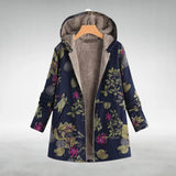 Fleural – Jachetă Polară Elegantă cu Model Floral
