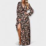 Helena – Rochie de Damă Lungă Elegantă din Material Ușor