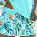 Bianca – Tankini elegant cu imprimeu ocean