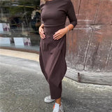 Annette – Rochie Damă Elegantă cu Buzunare și Croi Avantajos