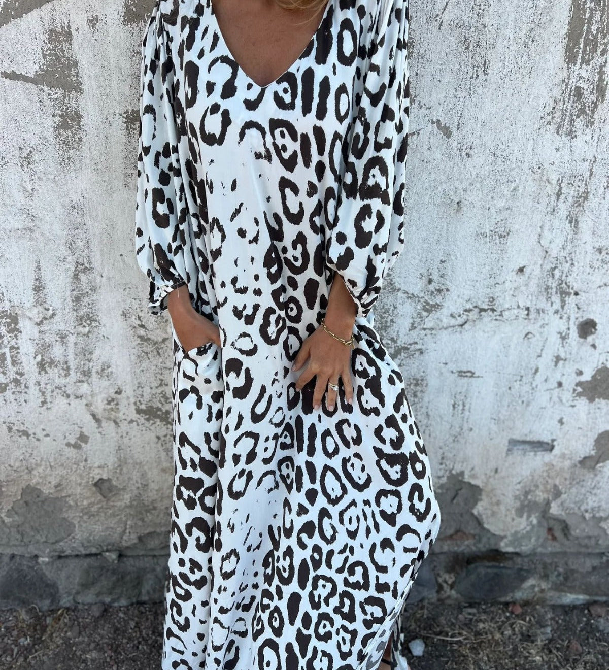 Flavia – Rochie lungă imprimată