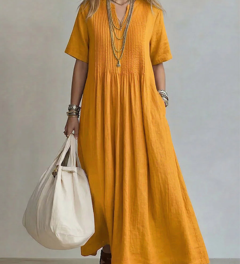 Elena – Rochie plisată