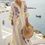 Crina – Rochie Caftan buchet de Provence