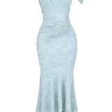 Emilia – Rochie maxi cu dantelă aplicată cu finețe