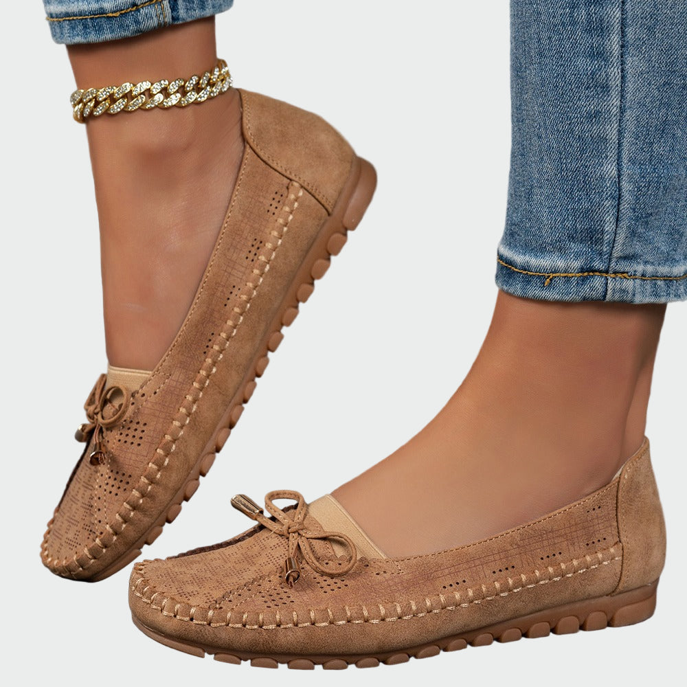 Pantofi confortabili tip slip-on cu talpă ortopedică