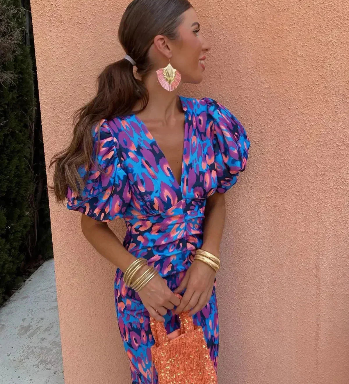 Aurelia – Rochie lungă vibrantă