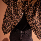 Lavinia – Jachetă cu imprimeu leopard