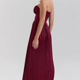 Isabela – Rochie maxi cu drapaj delicat