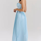 Isabela – Rochie maxi cu drapaj delicat
