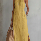Luminița – Rochie halter ornamentală