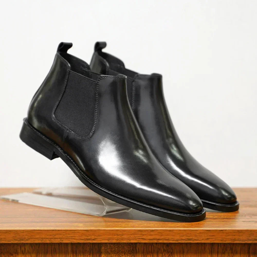 Blake | Bottines Chelsea en cuir raffiné