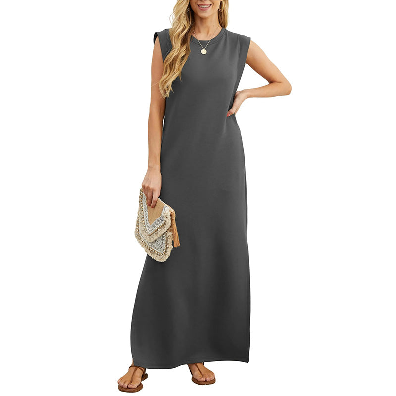 Tereza – Rochie maxi minimalistă