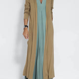 Renata | rochie lungă cu cardigan asortat